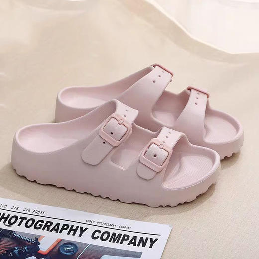 【美尘May C 勃肯经典沙摊拖】《向往生活》亲子/明星同款 食品级材料 无毒无异味 防滑透气 商品图3