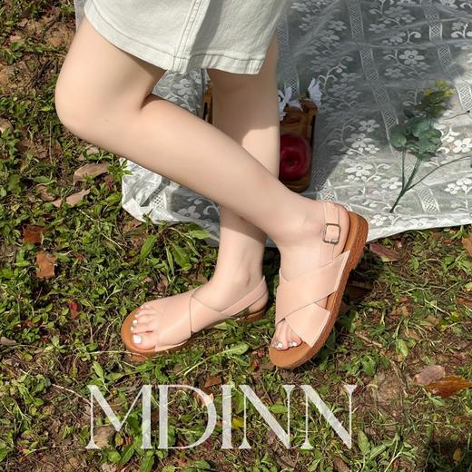 觅槿 M.DINN春夏限定马卡龙色系凉拖/凉鞋 透气不闷脚 百搭舒适 多色可选 商品图1
