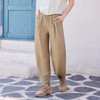 半身缘女裤 夏季轻盈绵软吸湿透气垂感百搭休闲裤252102U10302842 商品缩略图4