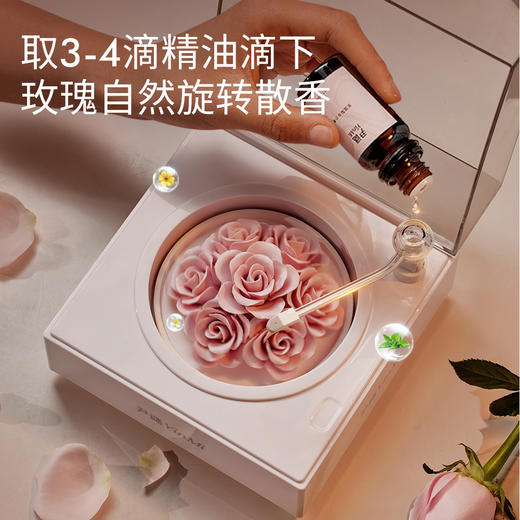 520礼物香薰瓷花唱片机摆件情人节送女朋友生日新婚乔迁礼 商品图4