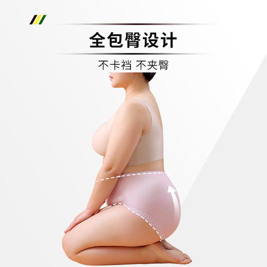 女士中腰包臂抗菌内裤新疆长绒棉2324# 商品图1