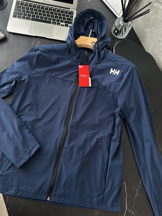 点此购买 海丽汉森春夏季男士防晒户外休闲舒适透汽外套 bk 316843 商品图9