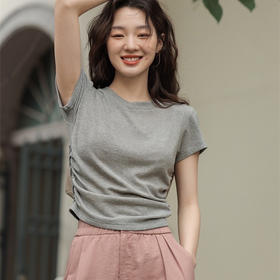 LONGNVFAIR | 断货王斜纹天丝棉三件套（T恤+阔腿裤+马甲）休闲减龄超显瘦 一套解锁 N 种风格