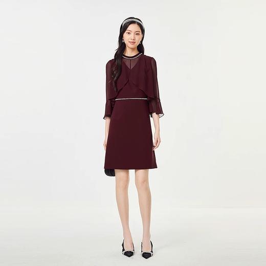 Koradior珂莱蒂尔2025年夏气质喇叭袖礼服连衣裙 商品图1