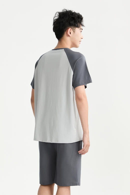 连绵·圆领插肩袖家居服套装 男/女款（无胸垫款） 商品图8