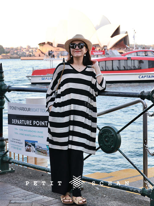 PETIT SCHAN小闪 CLO#798 deep breathing 身呼吸 纯亚麻松紧腰九分阔腿裤 商品图5