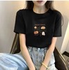 工厂直促价【100%棉】情侣（美式面包-大标）柯式印花短袖T恤-喜出 商品缩略图1