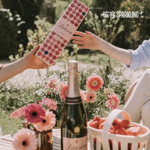 Lanson Le Rose Label Brut 兰颂桃红天然型香槟 商品图6