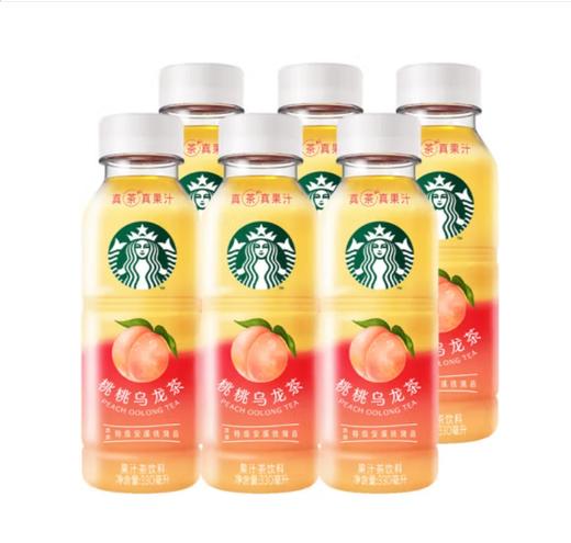 星巴克星茶饮果汁茶饮料330ml瓶装（6瓶装）-不含咖啡因 商品图0