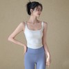 跃牌【周游世界系列】春夏新款瑜伽服方领固定杯高弹透气跑步训练背心BR1613 商品缩略图1