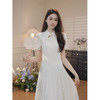 鹿向南[纱之诗笺]新款夏季小众复古设计感轻薄灵动新中式连衣裙女 商品缩略图1