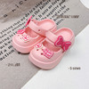 【洋气蝴蝶结设计，公主风十足！】女童蝴蝶结夏季拖鞋 新款洋气公主室内洗澡 儿童室内女宝包头洞洞鞋-QQ 商品缩略图8