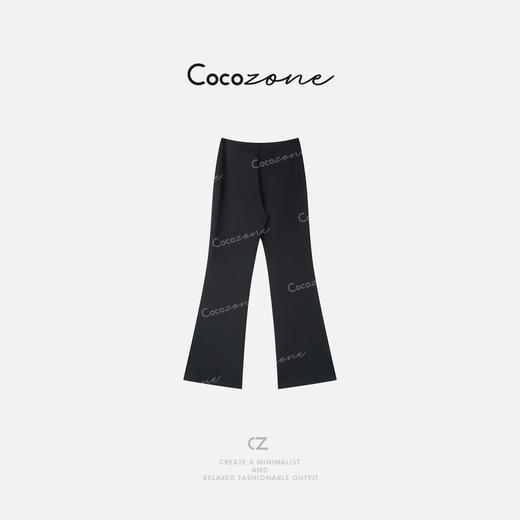 COCO ZONE 刘一一 亲肤柔软透气纯色显瘦微弹休闲裤CD1A0535 商品图1