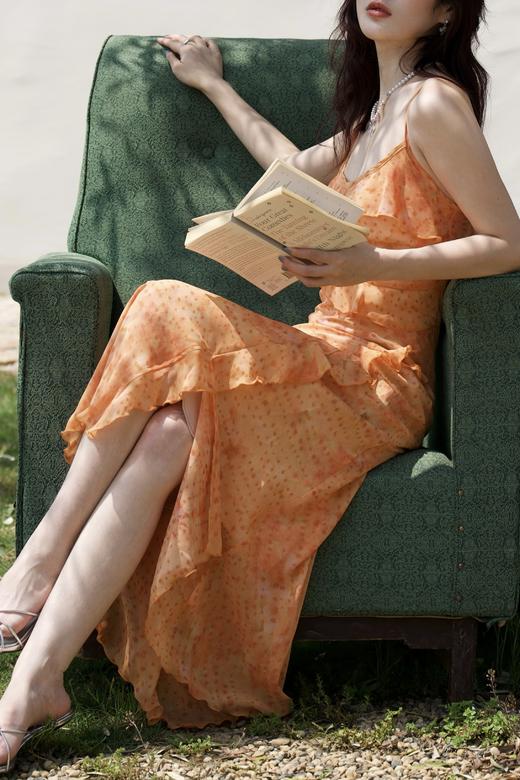 【门店同款】ENJOY夏季“悠然之境”橘子汽水长裙 162494533 商品图1