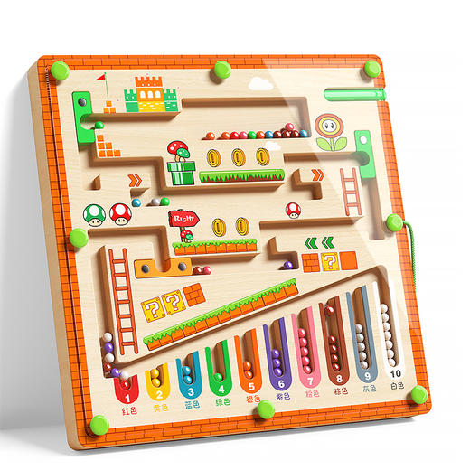 【趣味磁力走珠运笔】儿童磁力迷宫走珠专注力运笔逻辑思维3-6岁早教益智玩具 商品图4