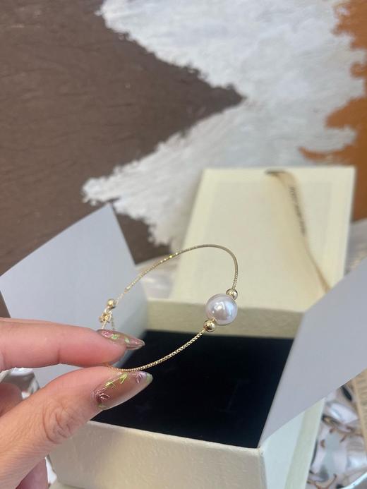 品牌订单14K镀金进口施华洛极光路路通珍珠手镯 商品图12