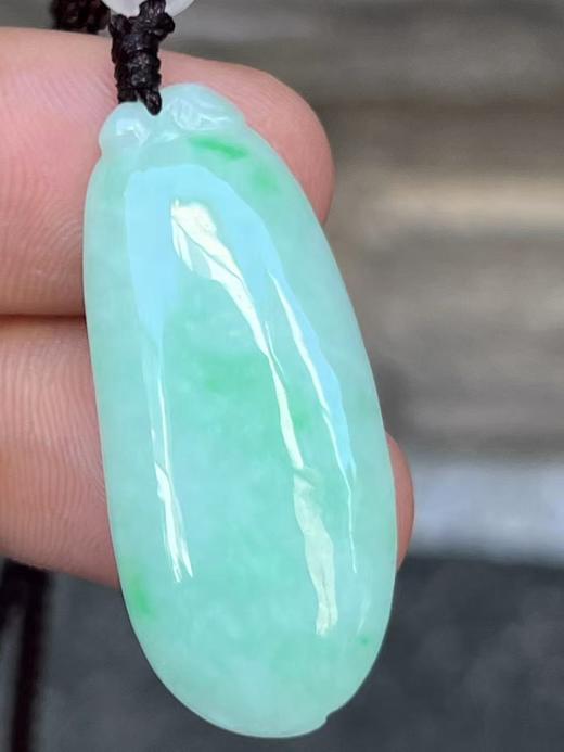 【云意轩翡翠】编号：6630 糯冰绿底翡翠福瓜  天然翡翠 附证书 商品图2