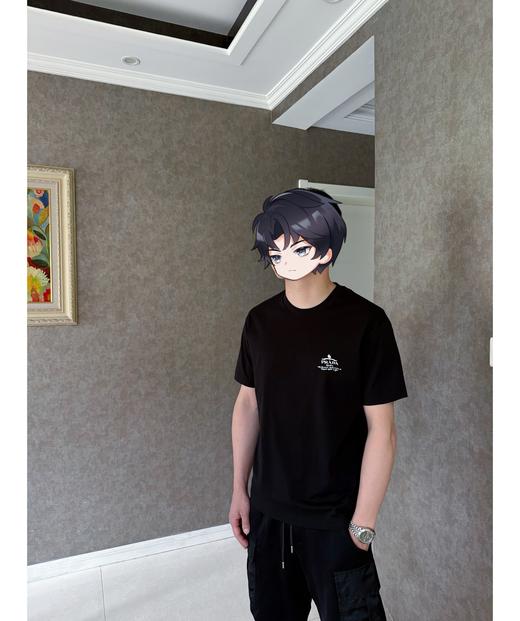 PLD新款徽章印花圆领短袖T 复古做旧印花标识 商品图7