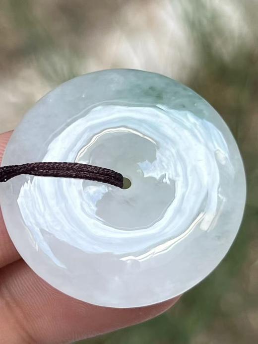 【云意轩】编号：8281  冰种飘兰花平安扣 天然翡翠 附证书 商品图2