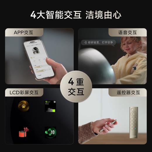 追觅/10空气净化器新房除甲醛烟味家用去猫毛制暖送风一体机_PM20版【3秒制暖丨180摆动送风丨6重净化消【新】 商品图4