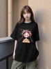 工厂直促价【100%棉】情侣（花冠女孩-大标）柯式印花短袖T恤-喜出 商品缩略图2