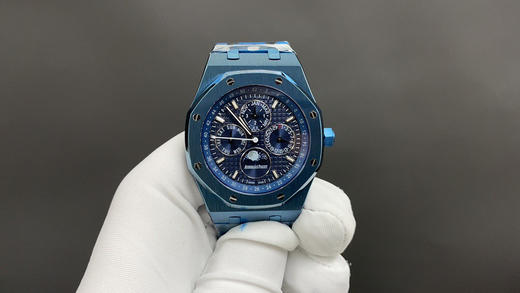 NOOB official爱彼 皇家橡树系列 ，复杂功能万年历腕表。型号：26574ST.OO.1220ST.01 业内唯一实现原版功能➕贵族钟表 爱彼皇家橡树系列万年历腕表 正品原版开模❕❕ 商品图8