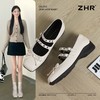 ZHR则则芭蕾鞋2025新款浅口单鞋蝴蝶结晚晚气质女鞋玛丽珍小皮鞋 商品缩略图1