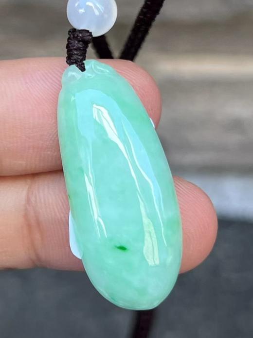 【云意轩翡翠】编号：6666 糯冰绿底翡翠福瓜  天然翡翠 附证书 商品图2