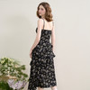 西遇法式吊带连衣裙女夏季新款不规则度假风沙滩裙碎花裙SS050518 商品缩略图4