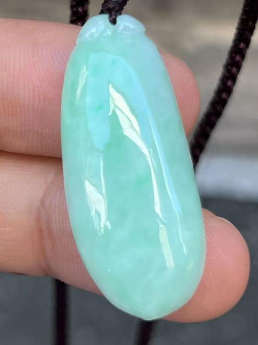 【云意轩翡翠】编号：6622 糯冰绿底翡翠福瓜  天然翡翠 附证书 商品图0