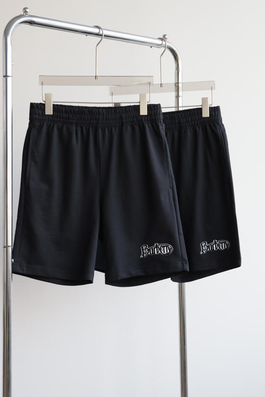 B.B 植绒印花 丝光纯棉毛圈短裤 DK357 商品图0