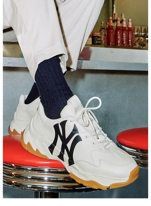 【专属】MLB增高老爹鞋⏫隐形增高，大长腿即视感！  各种风格都能hold住！  超百搭！随便上脚一搭 商品图5