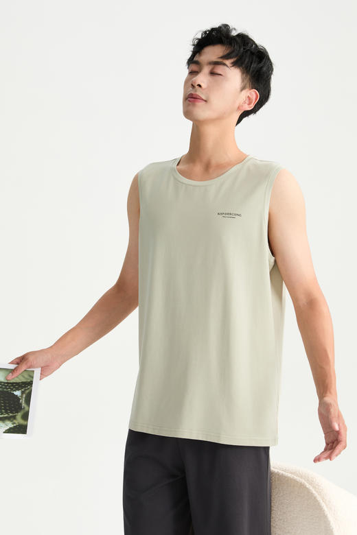 连绵·莫代尔男士背心家居服套装 商品图8