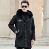 F19289940651150 富铤FORTEI冬季中长款男士外套派克服男皮衣/皮草 商品缩略图2