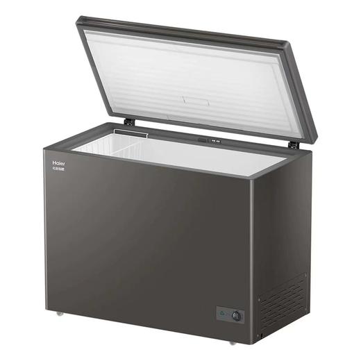 海尔 冰柜 BC/BD-300GHPC 300升 顶开式 减霜80% 彩板一级能效 直冷 变频 机械温控 钛灰 商品图5