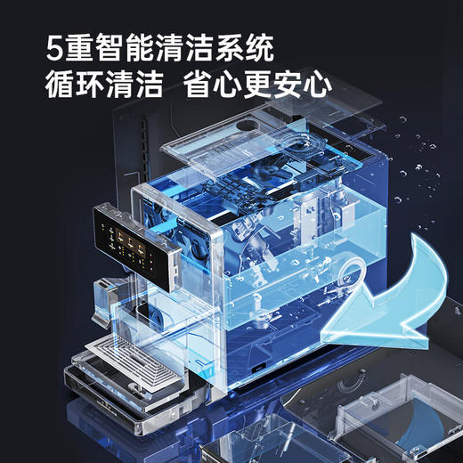 咖啡自由（KAxFREE）咖啡机全自动家用办公室小型自动现磨意式美式咖啡机_热恋1_京元黑（礼盒款）【新】 商品图9
