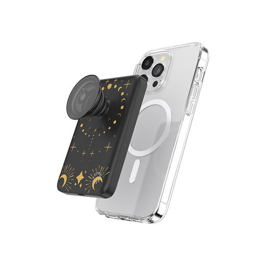 【磁吸充电宝】璀璨日月·MagSafe充电宝 OTHER配件 Power充电宝系列 古城密语 黑色 日月星 商品图3