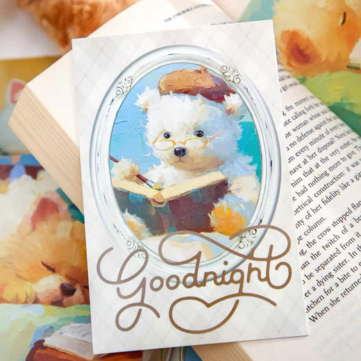 纸先生原创明信片素材手写简约卡片可爱文艺留言周边原创明信片/盒30张入/图案随机发货 商品图2