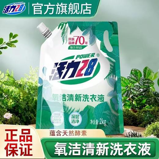 活力28氧洁洗衣液清新去污洗衣服学生宿舍家庭留香袋装官方正品 商品图0