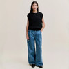 A Kind Of Guise DENIM 意大利有机棉混纺女装水洗牛仔阔腿裤 商品缩略图2