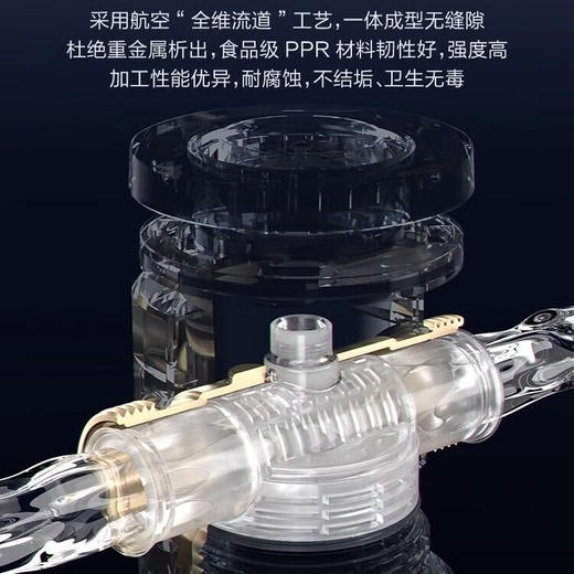 海尔前置过滤器6T大通量家用净水器40微米反冲洗精滤实时水压监测全屋净水HP-36 商品图4