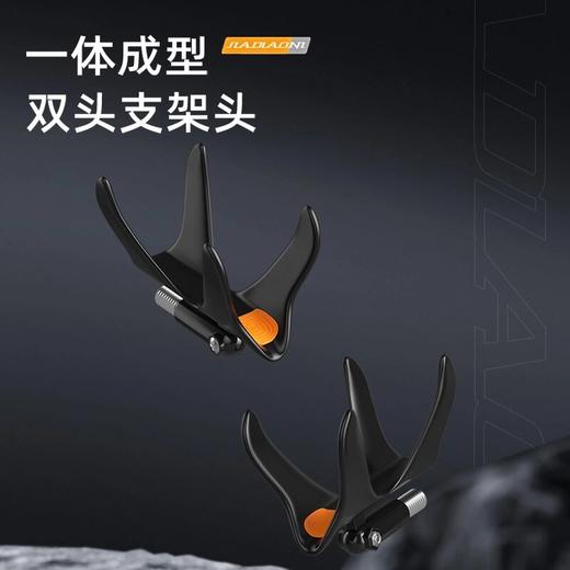 佳钓尼双头支架头钓鱼竿架羊角头黑坑竞技炮台架杆头配件防滑大物 商品图0