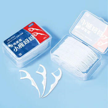 小鹿妈妈双线牙线棒超细舒适深洁经典牙签50支/盒*6盒 共300支 商品图0