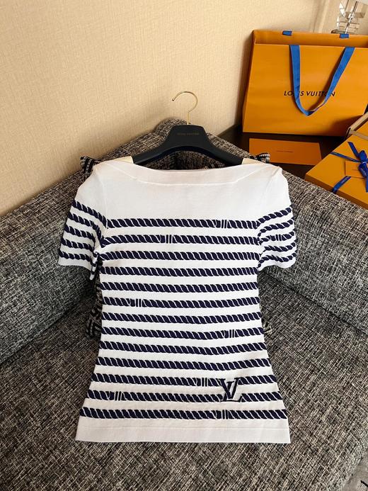 驴家 25早春航海系列麻花纹T恤上衣（TM） 商品图10