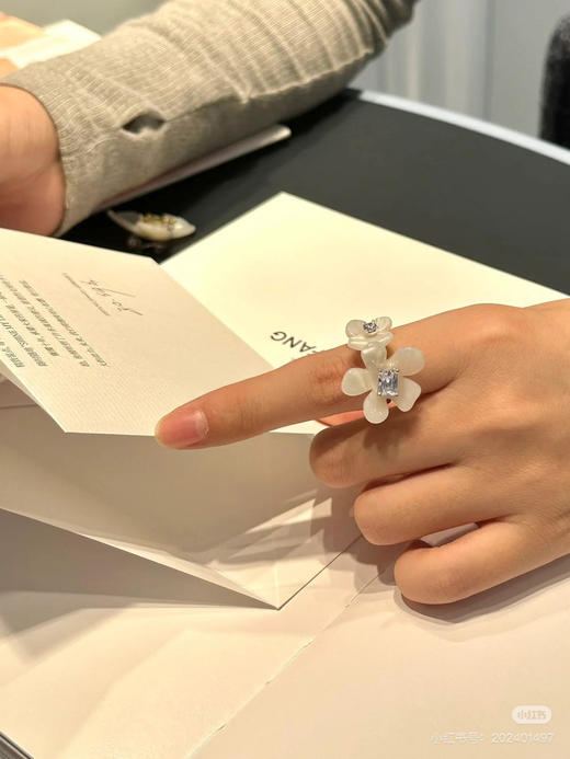 新年折扣 2504506   小苍兰戒指 银 商品图5