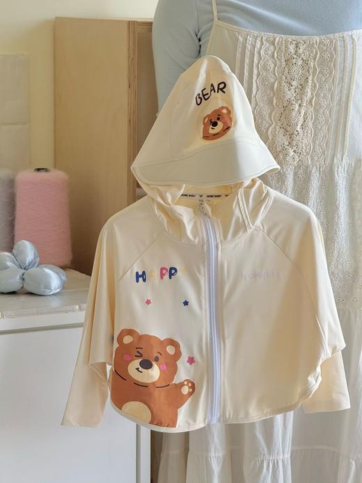 【卡通设计，透气速干】儿童防晒斗篷 卡通UPF50+ 男女宝宝防晒衣 外出透气 婴幼儿速干女宝-QQ 商品图9