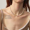 lost in echo2025夏季新款原创独特度假复古金币珍珠项链锁骨链女 商品缩略图2