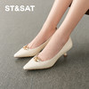 星期六气质通勤百搭细跟单鞋SSD1111160 商品缩略图2