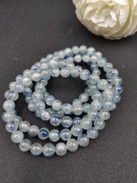天然蓝晶石手串