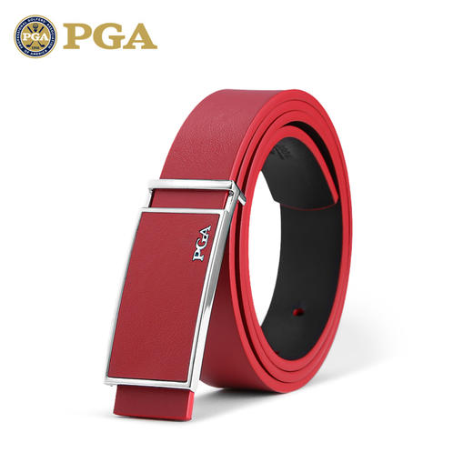 美国PGA 高尔夫皮带女士头层牛皮运动女装真皮女款白色休闲女腰带 商品图3